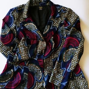 Cultural Print Blazer
